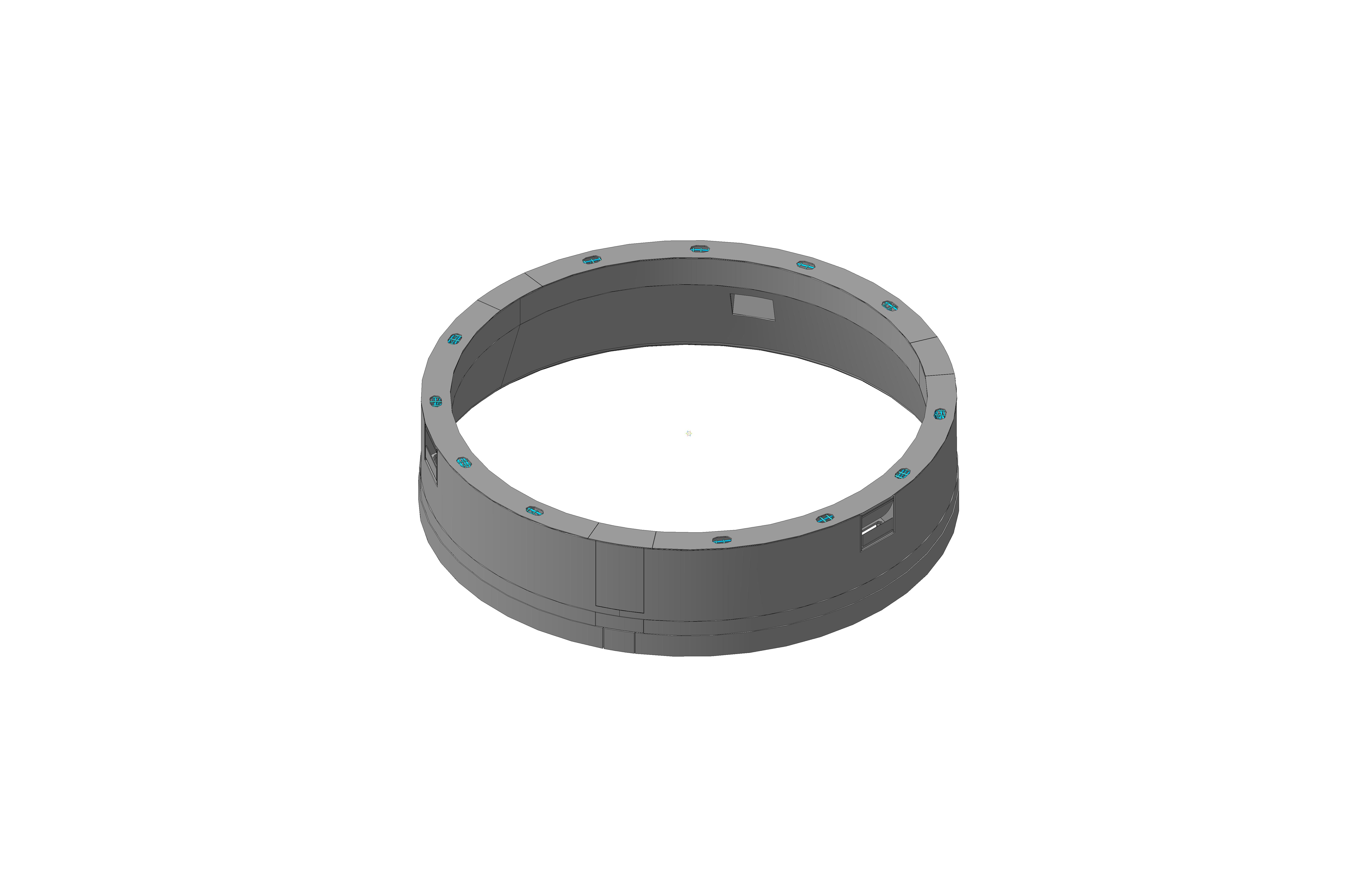 Ножевое кольцо для вертикальных технологических шахт метрополитена